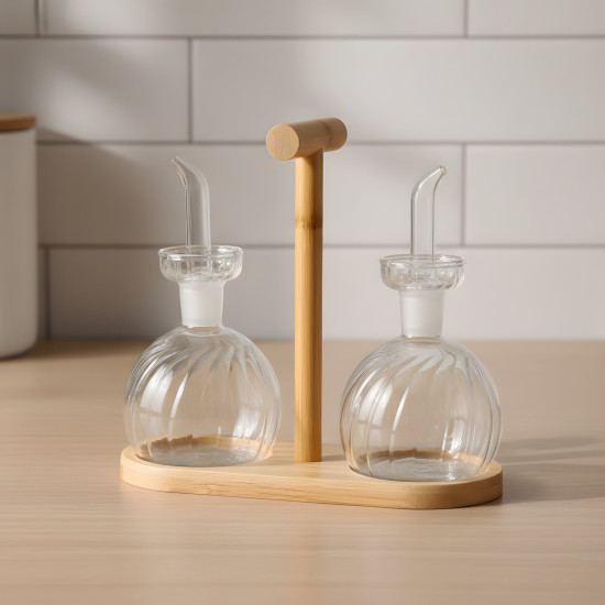 Glass Oil Dispenser - 2 Pcs